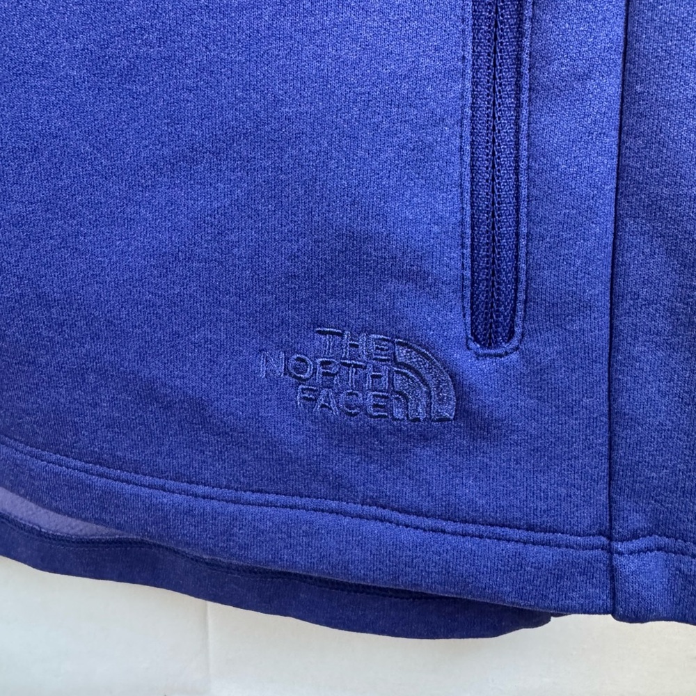 North Face Zip Hoodie Sonic Vest Blue Woman's sz L slim fit flash dry - Picture 2 of 12